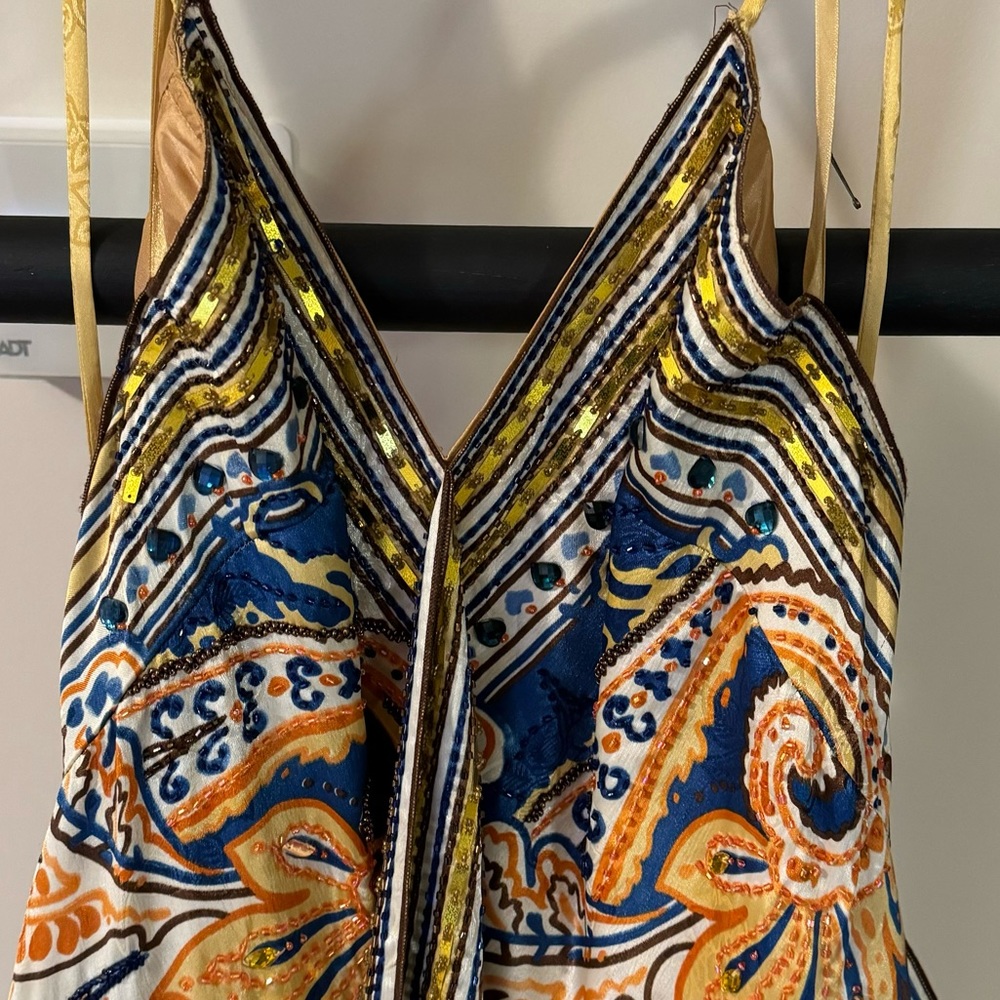 Gorgeous Morrell Maxie party dress. It has beautiful gems.